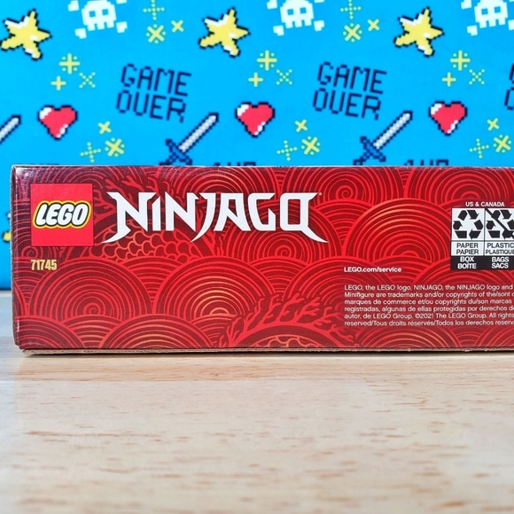 Lego Ninjago LLOYD’S JUNGLE CHOPPER BIKE [ 71745 ] Building Toy ( 183 Pieces ) - Picture 9 of 10